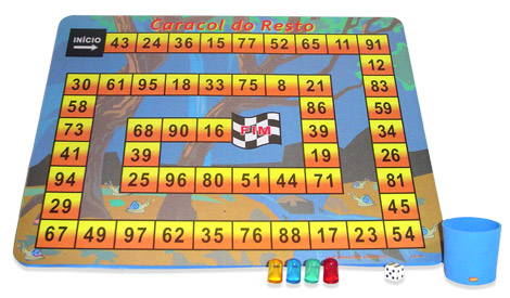 Jogo de contagem para crianças jogo de matemática educacional planilha de  multiplicação e divisão com caracol